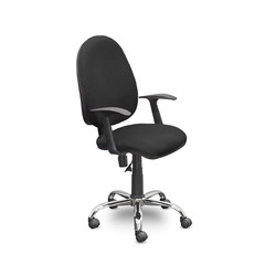 Кресло офисное Easy Chair 223 PC черное (ткань/хром)