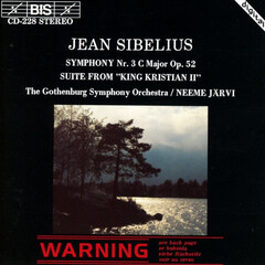 The Gothenburg Symphony Orchestra, Neeme Jarvi / Jean Sibelius: Symphony Nr.3 C Major Op. 52, Suite From King Christian II (CD)