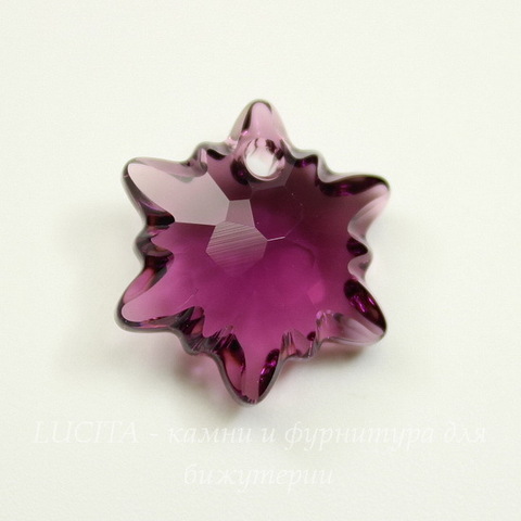 6748 Подвеска Сваровски Эдельвейс Amethyst (18 мм)