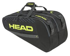 Теннисная сумка Head Base Racquet Bag M - black/neon yellow
