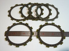 Диски сцепления 5/5+1шт Suzuki GSX400 GK7B Inazuma D116/138mm s1.6/3.0 12t