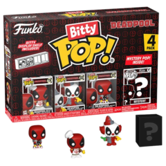 Фигурка Funko Bitty POP! Deadpool Backyard Griller+Clown+Bedtime+Mystery