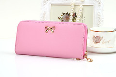 Женский кошелек в корейском стиле с бантиком