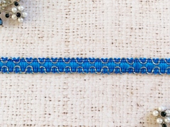 Тесьма отделочная с люрексом, ш. 1,2 см.