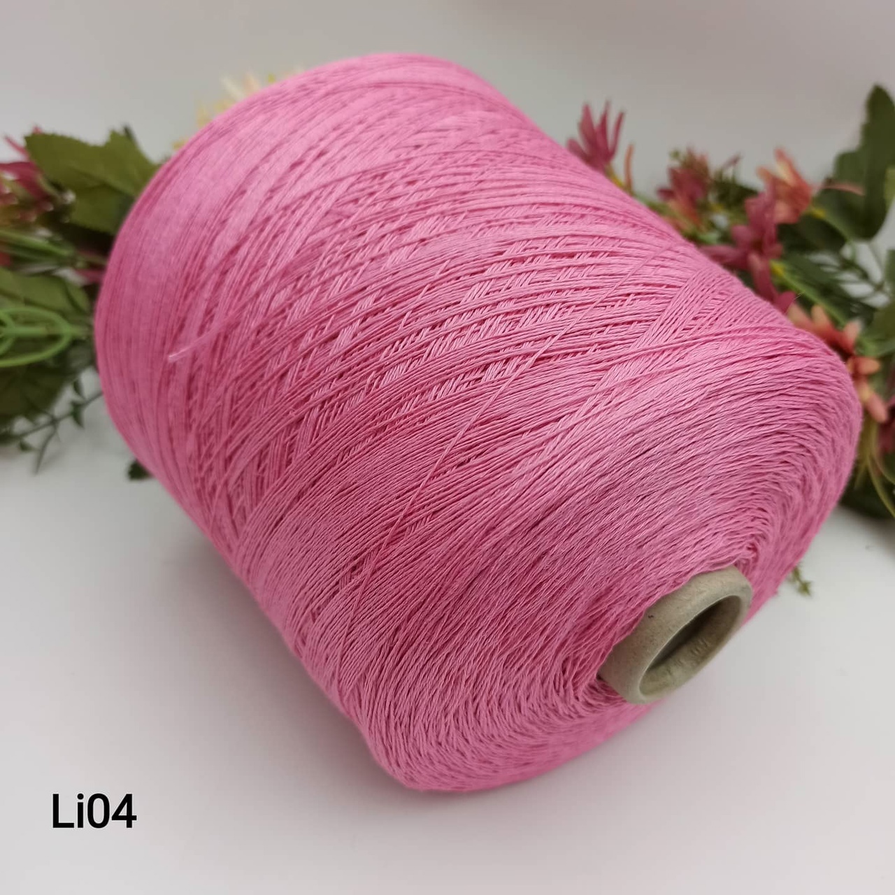 Лен Lino Pura Lana Li04 650м/100гр Розовый