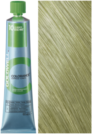 Goldwell Colorance 10 BEIGE MINT бежевый мятный нео-минт 60 ml