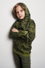 Купить камуфляж цифра - Магазин тельняшек.ру 8-800-700-93-18Толстовка детская камуфлированная Цифра зеленая с капюшоном в Магазине тельняшек