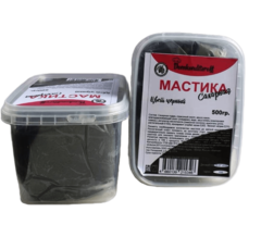 Мастика на какао масле Domkonditeroff 0.5 кг ЧЕРНАЯ