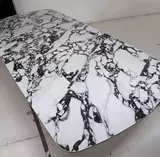 фото 4 Стол VICENZA 220 BULGARI WHITE, керамика / белый, DISAUR на profcook.ru