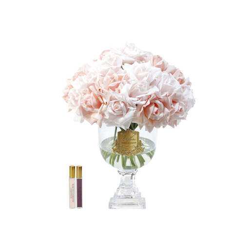 Букет роз ароматизированный и 2 спрея 10мл Cote Noire Versailles Rose Bouquet микс розовый с серебряный декор