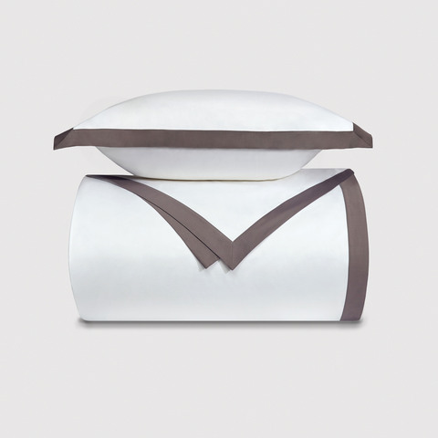 Постельное белье 2 спальное евро Сlaire&Caroll Adour белое