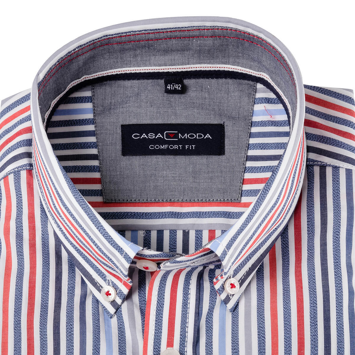 Рубашка Casamoda Comfort Fit 493130800-400 в полоску