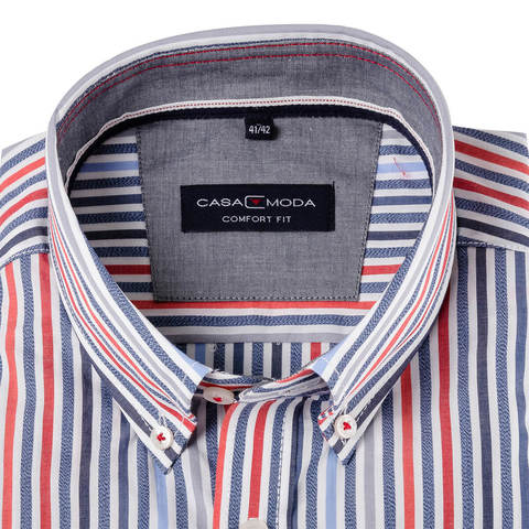 Рубашка Casamoda Comfort Fit 493130800-400 в полоску