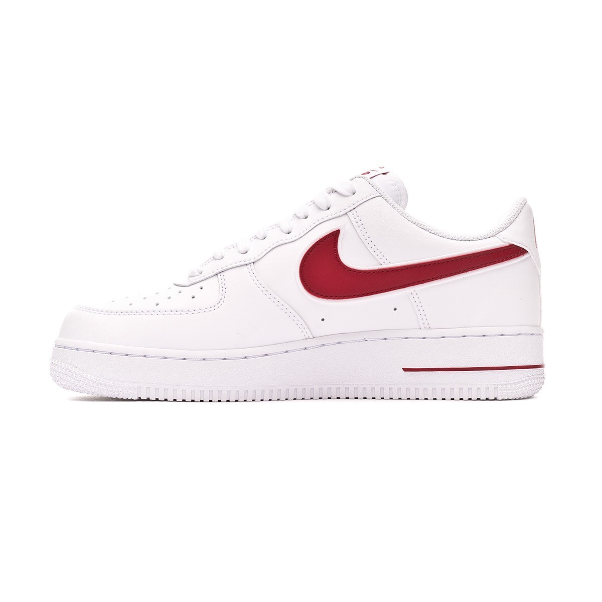 Black air shop force red swoosh