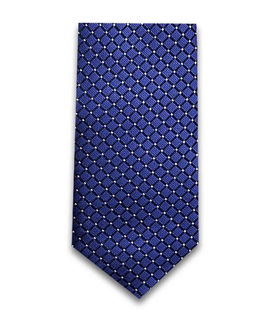 Галстук на кулиске TSAREVICH, цвет синий металлик