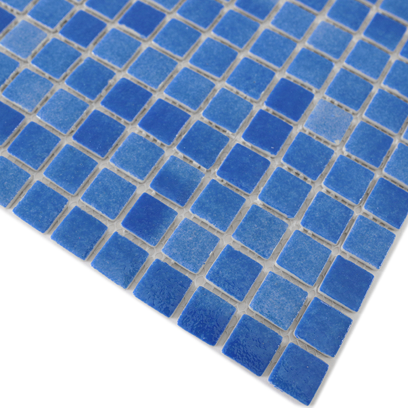 Natural Мозаика из стекла Steppa STP-BL019 синяя глянцевая