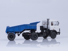 MAZ-5432 with semitrailer MAZ-5232V gray-blue AutoHistory 1:43