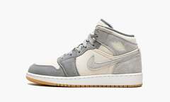 Air Jordan 1 Mid SE GS "Coconut Milk / Particle Grey"
