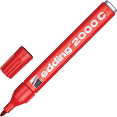 Маркер перманентный Edding E-2000C/2 красный (толщина линии 1.5-3 мм)