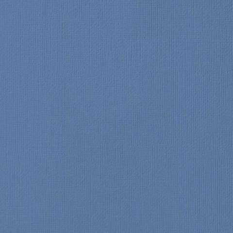 Текстурированный кардсток 30х30 American Crafts Textured Cardstock - Цвет Blue Jay