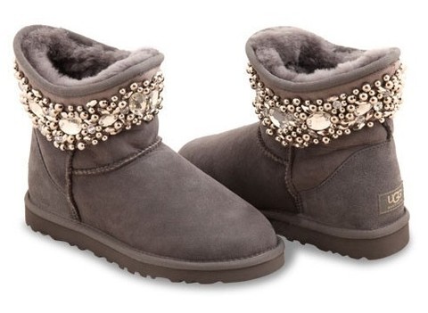 UGG & Jimmy Choo Crystals Grey