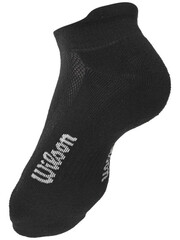 Носки теннисные Wilson No Show Sock 3P - black