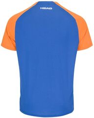 Теннисная футболка Head Topspin T-Shirt - leaves orange/print