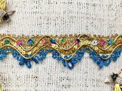 Тесьма люрекс, ш. 3,5 см.