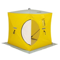 Купить зимнюю палатку для рыбалки трехслойная Куб Helios (HS-ISCI-150YG)