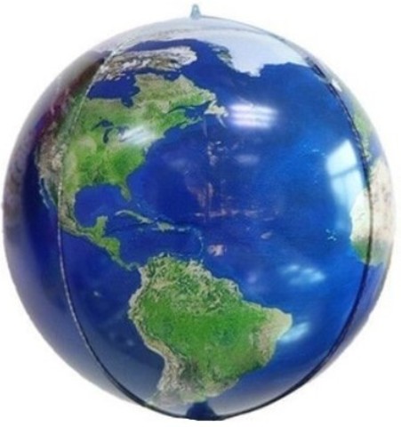 Шар сфера 3D Планета Земля, 58 см