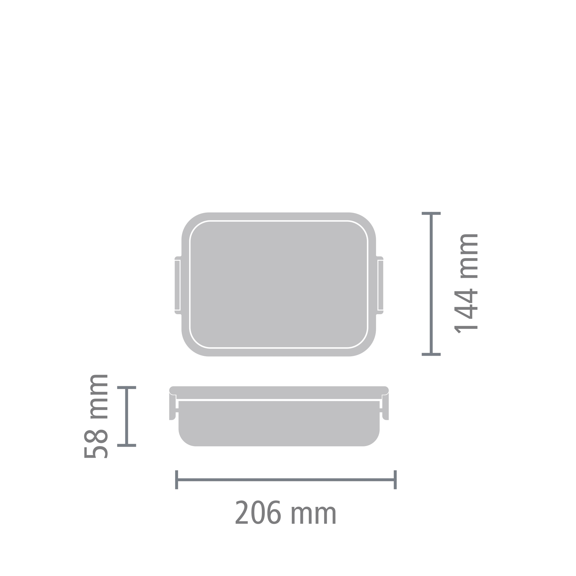Ланчбокс Make & Take (1,1 л), средний, матовая нержавеющая сталь, арт. 203589 - фото 5