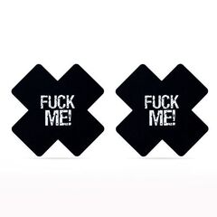 Набор из 2 пар пэстисов Cross Pattern Nipple Pasties - 