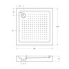 Cezares TRAY-A-15-W TRAY-A-A-95-15-W Акриловый поддон
