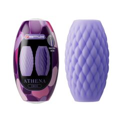 Сиреневый нереалистичный мастурбатор Athena - 