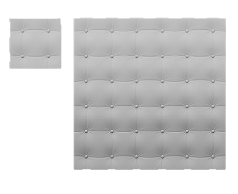 Гипсовая 3Д панель Кожа прямая