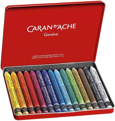 Набор акварельной пастели Caran d'Ache Neocolor® II Aquarelle, 15 цветов (7500.315)