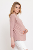 Лонгслив для беременных 11918 пыльный беж