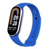 Силиконовый ремешок Silicon Loop для Xiaomi Mi Band 8 (Синий)