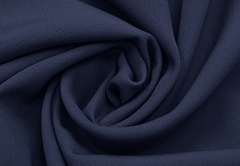 Ткань костюмная Креп Барби 210 гр/м2, 150 см, тёмно-синий