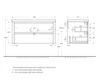 Cezares CZR-1000/480-LV-MR-NV Раковина из искусственного мрамора, 1000x480x132