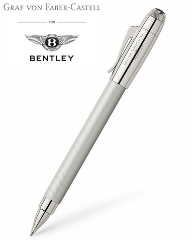 Ручка-роллер Graf von Faber-Castell Bentley White Satin (141808)