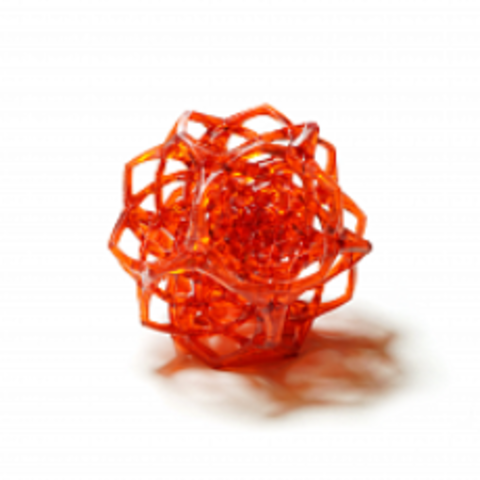 Фотополимер HARZ Labs Basic Resin, красный (0,5 кг)