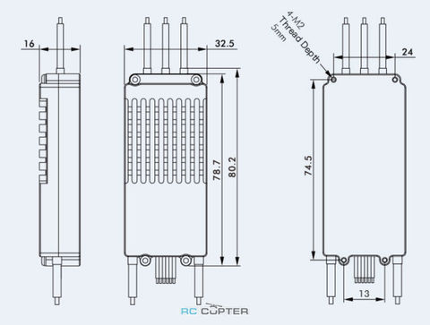 ESC регулятор мотора T-Motor Alpha 60A 12S v1.2