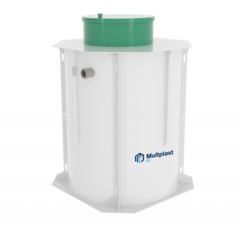 Станция глубокой биологической очистки
 Мультпласт СТ (Заубер) 8 вертикальный / 1600 л. в сутки / до 8 чел. / принудительный сброс / компрессорная аэрация (1380x1380x2410см;162кг;) - арт.552042