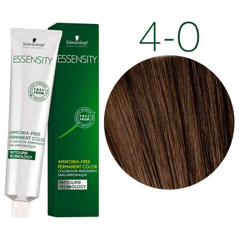 Schwarzkopf Professional Essensity 4-0 (Cредне коричневый натуральный) - Безаммиачный краситель для волос