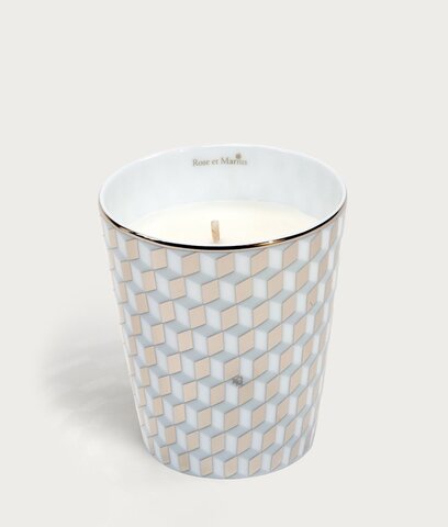 Свеча парфюмированная 200г Rose et Marius Tometo gris platine серая