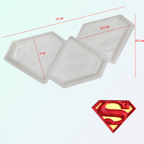 Силиконовая форма для леденцов Супермен