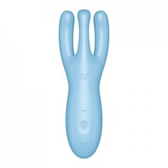 Клиторальный вибростимулятор Satisfyer Threesome 4 Connect App голубой