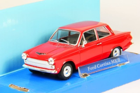 Ford Cortina MK II red Cararama 1:43