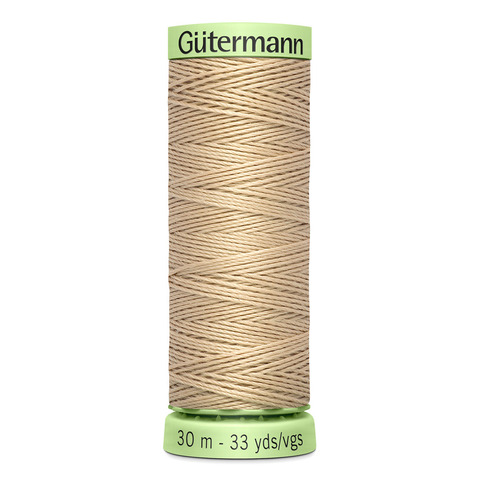Нить Top Stitch 30/30 м для декоративной отстрочки, Gutermann, 186 крем-брюле